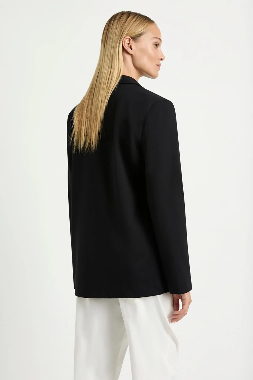 Mela Purdie Shaped Blazer in Black F095 4123
