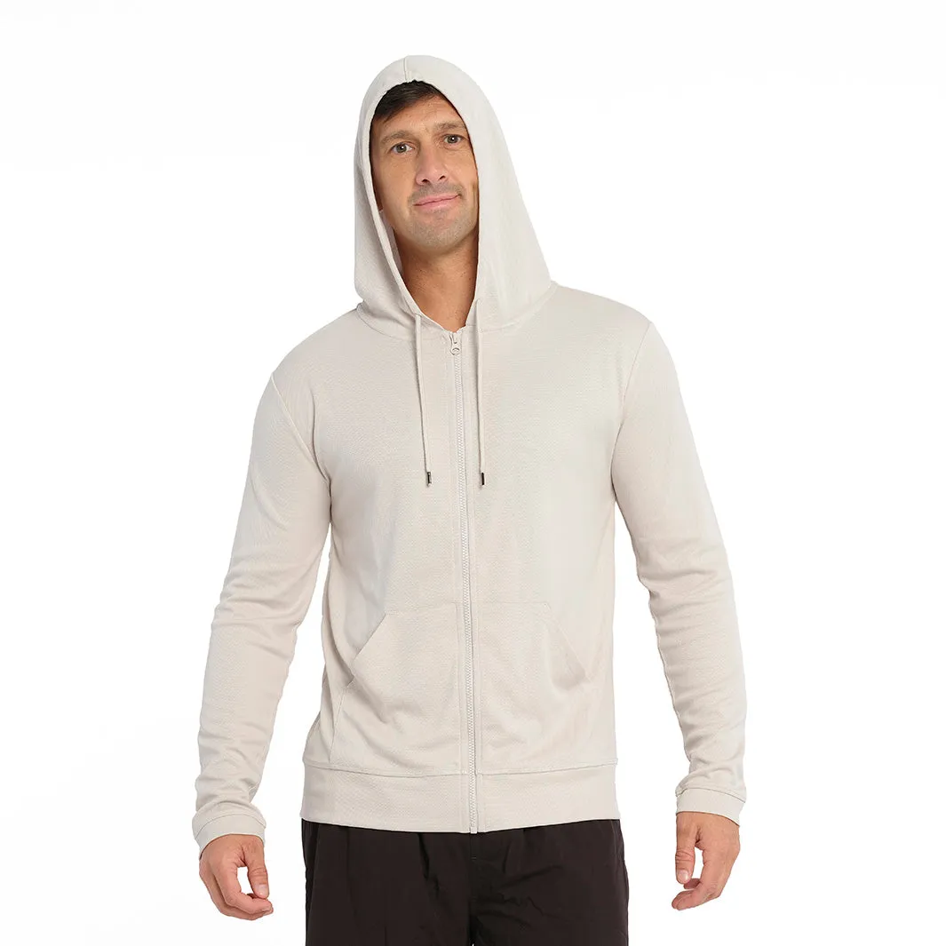 Mens Active Coolpass Hooded Jacket - Vapour Blue