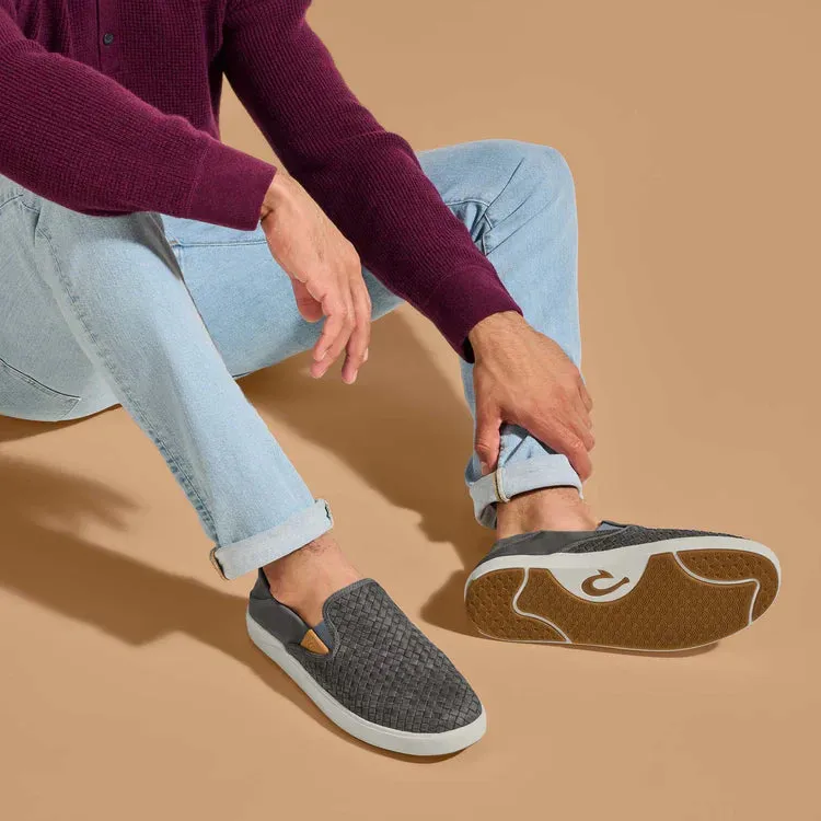 MEN'S OLUKAI LAE'AHI LAUHALA | ASH / ASH