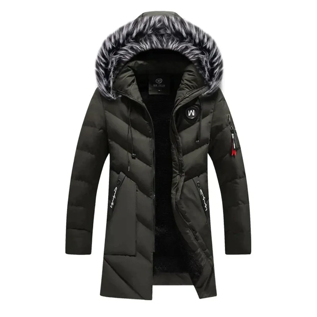 Men's Winter Snow Puffer Parka Jacket | Heated