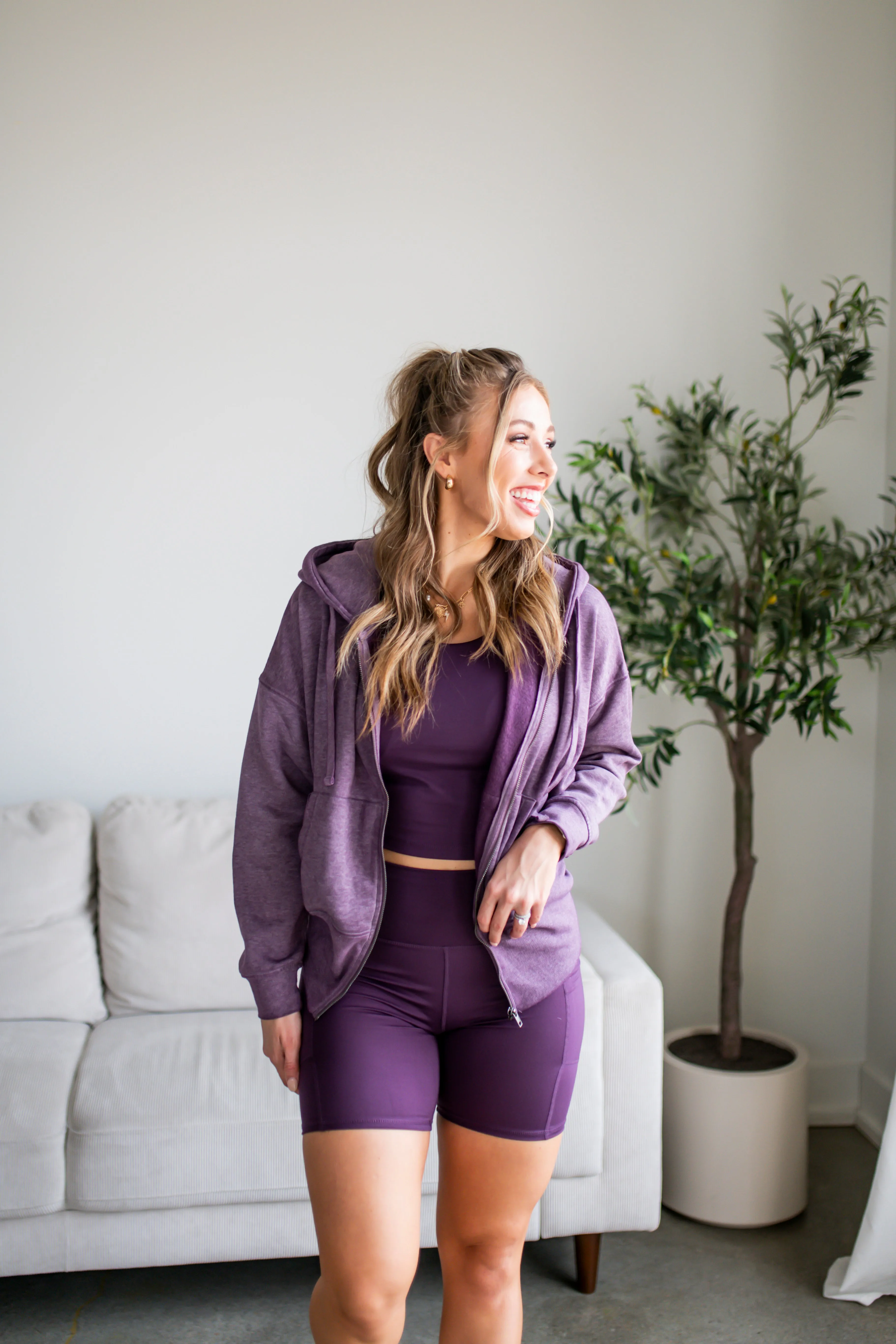 Merlot Fleece Hoodie Jacket