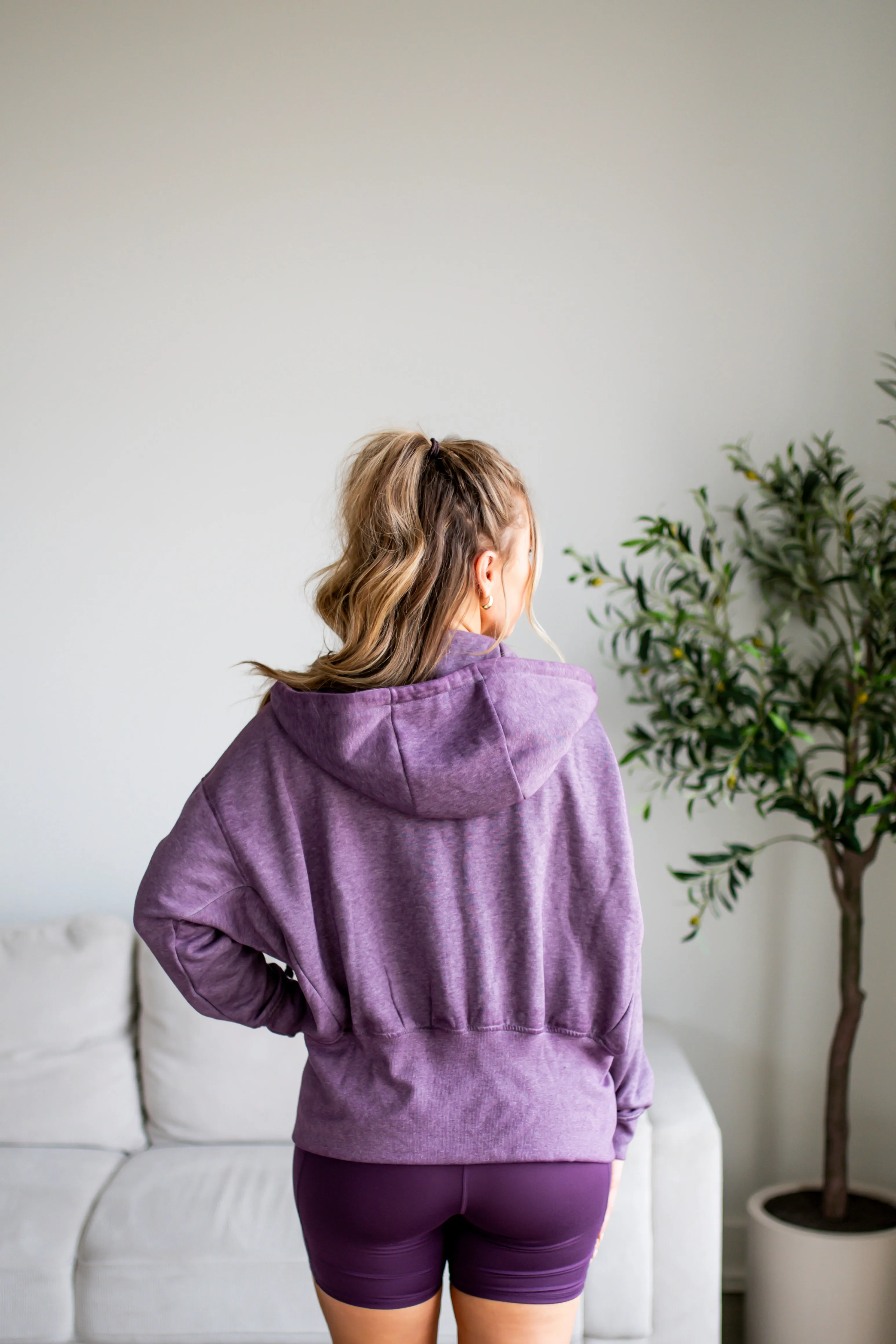 Merlot Fleece Hoodie Jacket