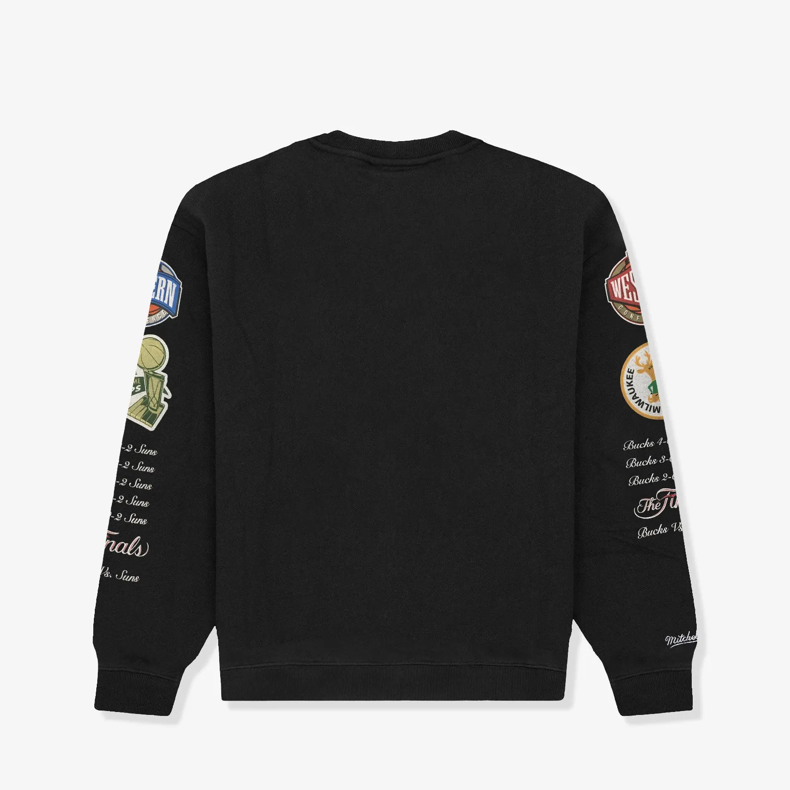 Milwaukee Bucks Conference Crew Sweatshirt - Black