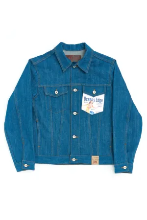Naked & Famous Denim Jacket Ocean's Edge Selvedge