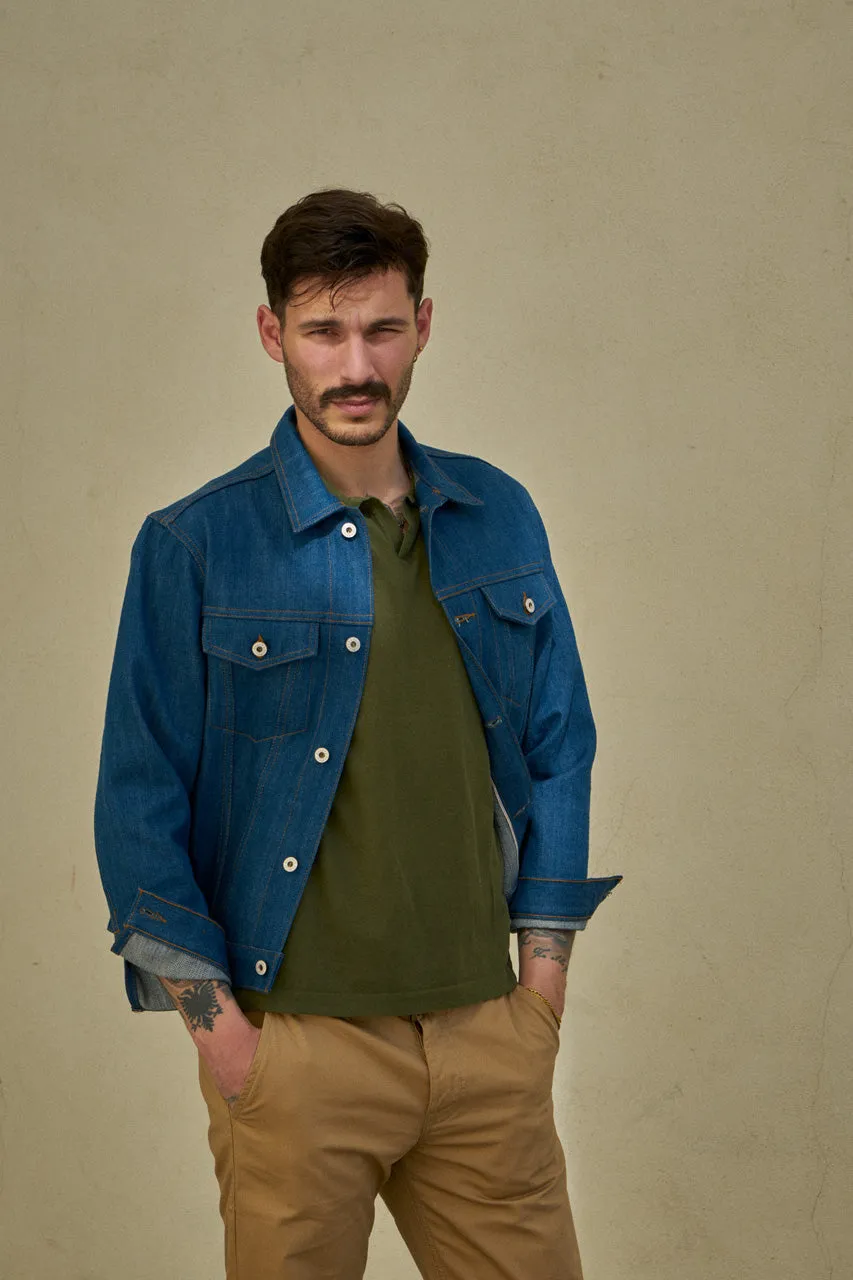Naked & Famous Denim Jacket Ocean's Edge Selvedge