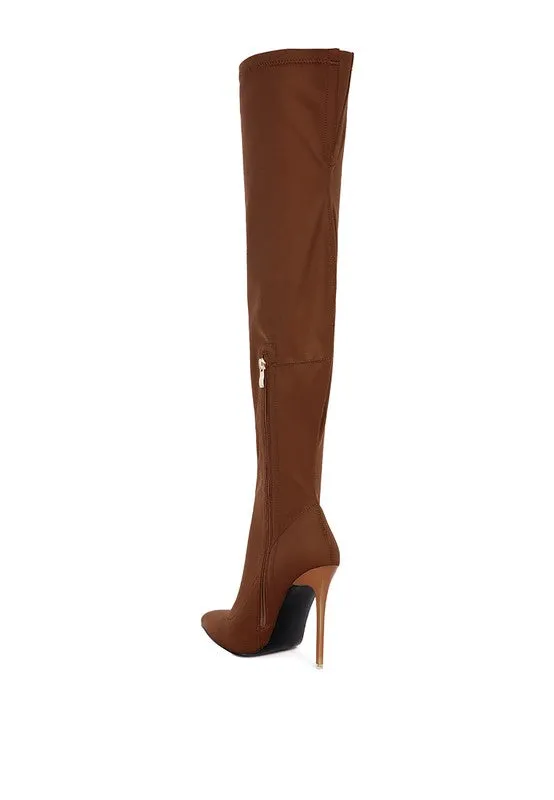 No Calm Superstretch Stiletto Long Boot