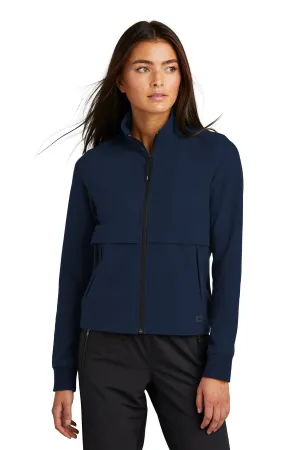 OGIO Women's Outstretch Full-Zip LOG830 River Blue Navy