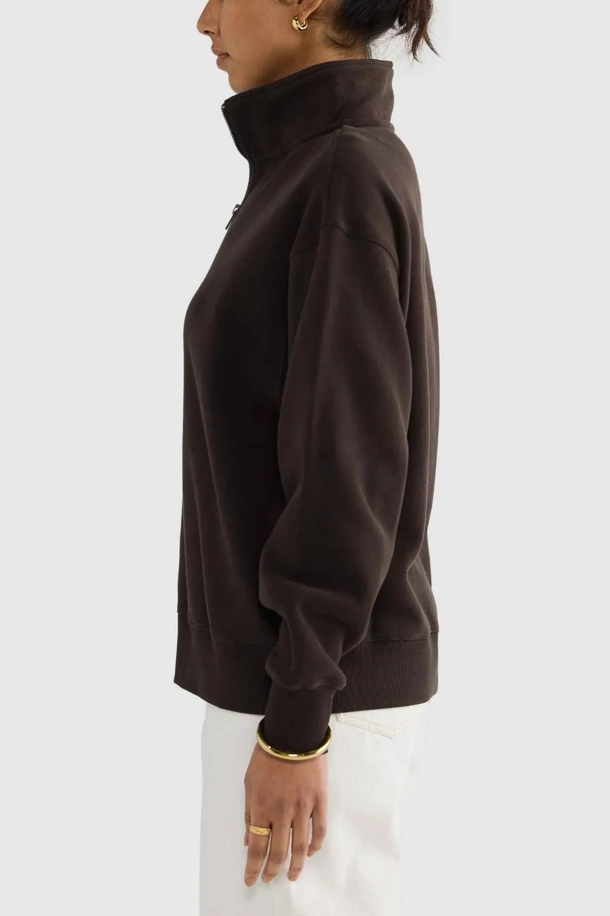 ORTC Ava Ribbed Quarter Zip