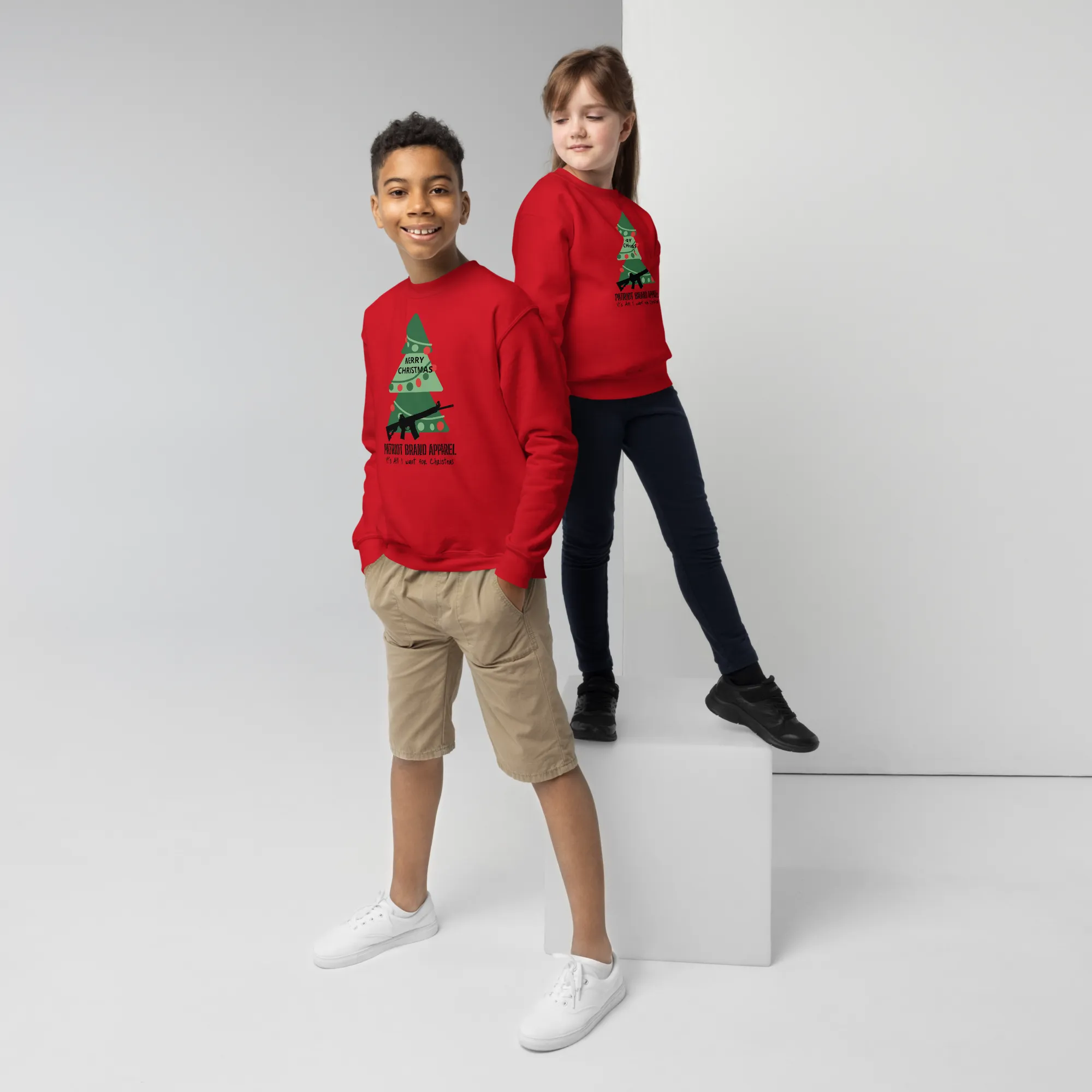 Patriot Christmas All I Want Youth Sweatshirt
