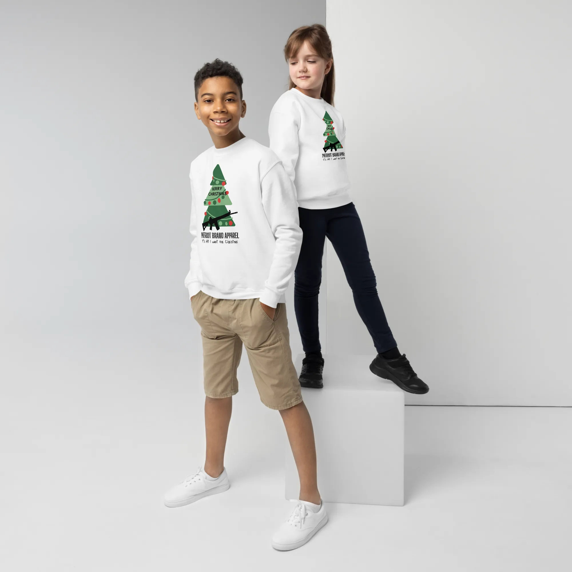 Patriot Christmas All I Want Youth Sweatshirt