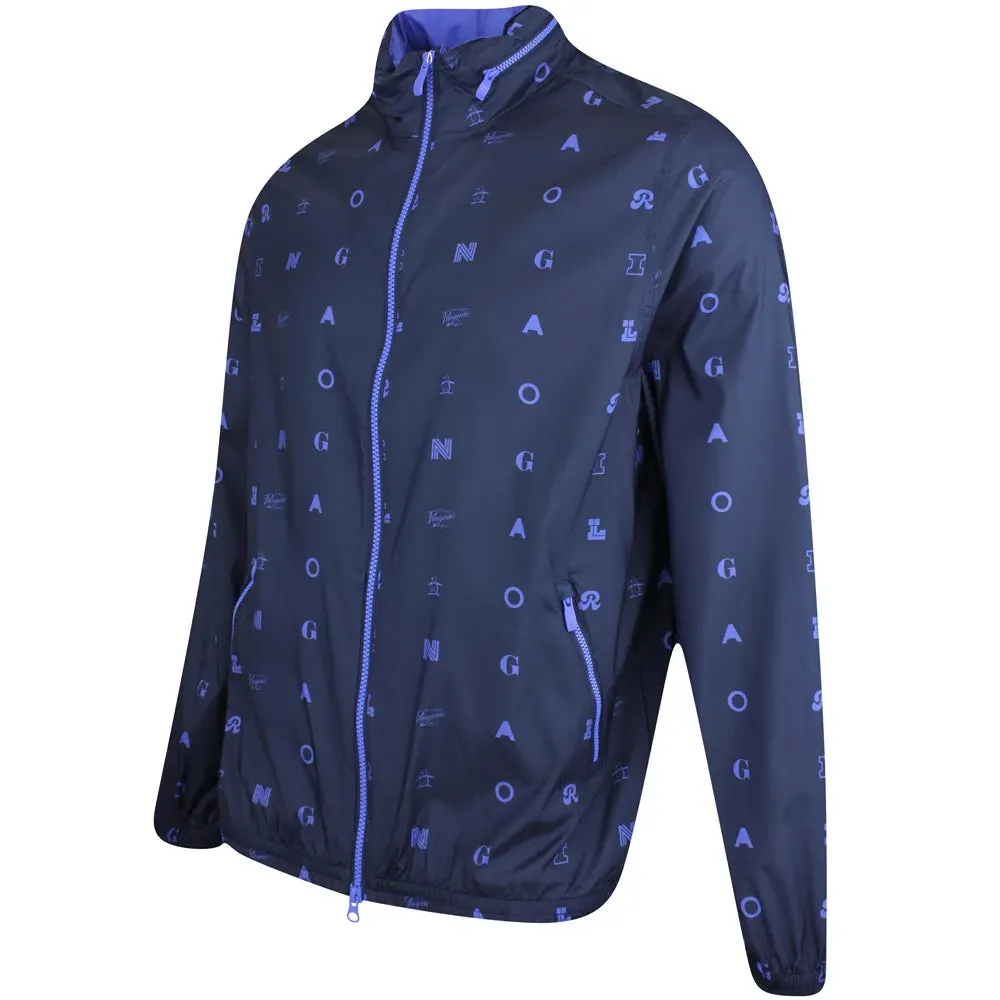 Penguin Printed Hooded Golf Wind Jacket