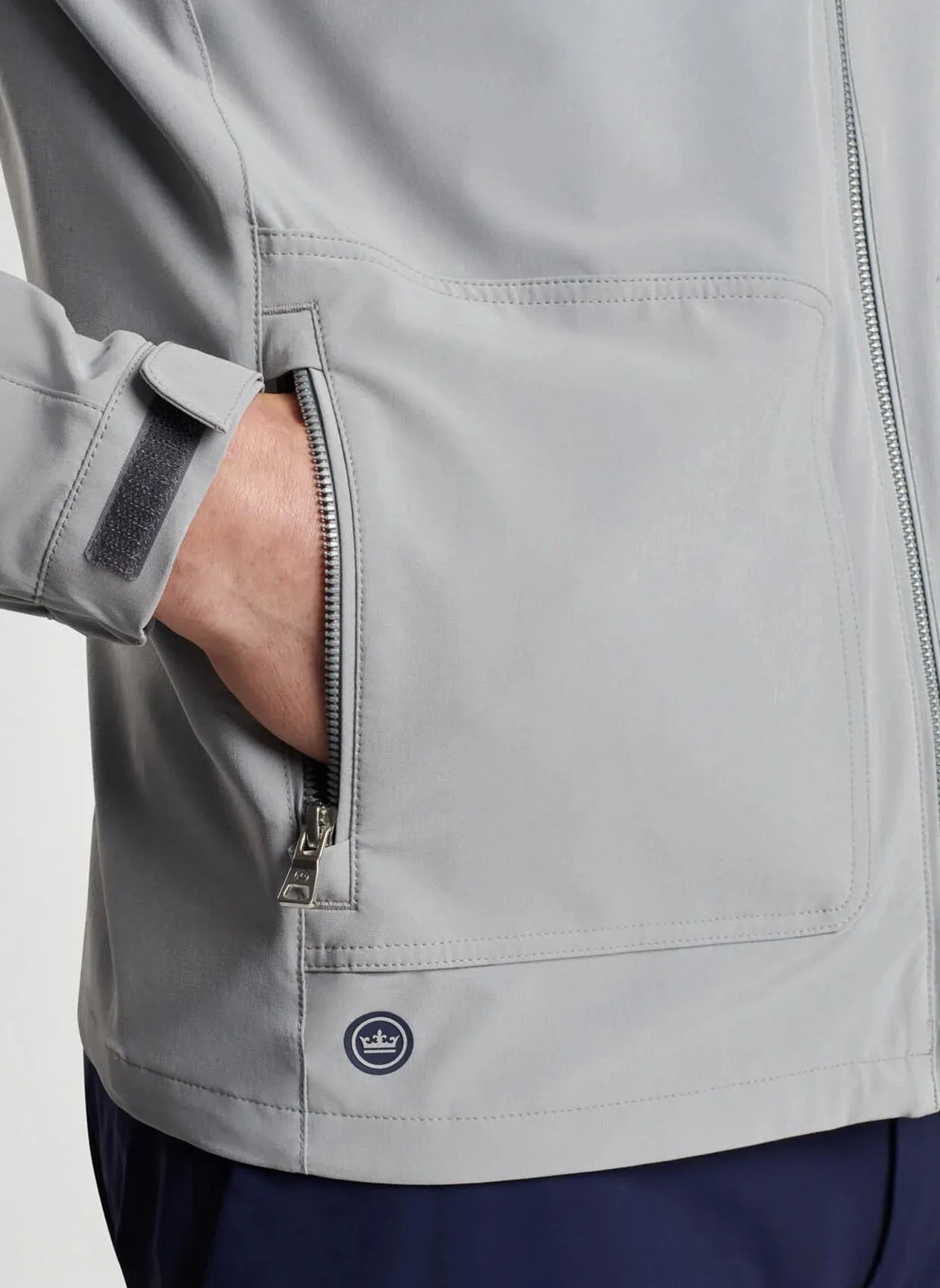 Peter Millar Mens Tailored Fit Contour Jacket - GALE GREY