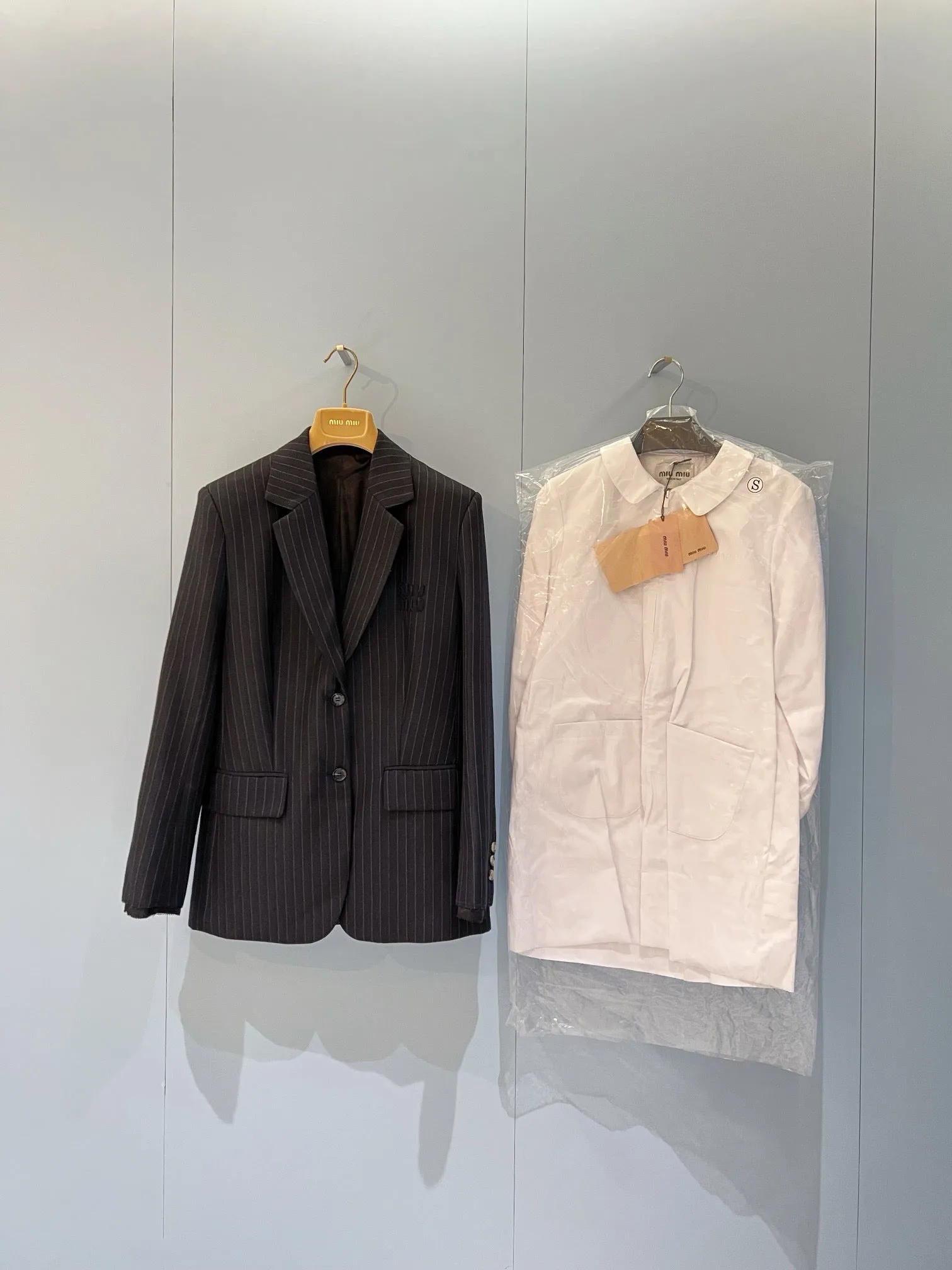 Pinstripe Tailored Blazer