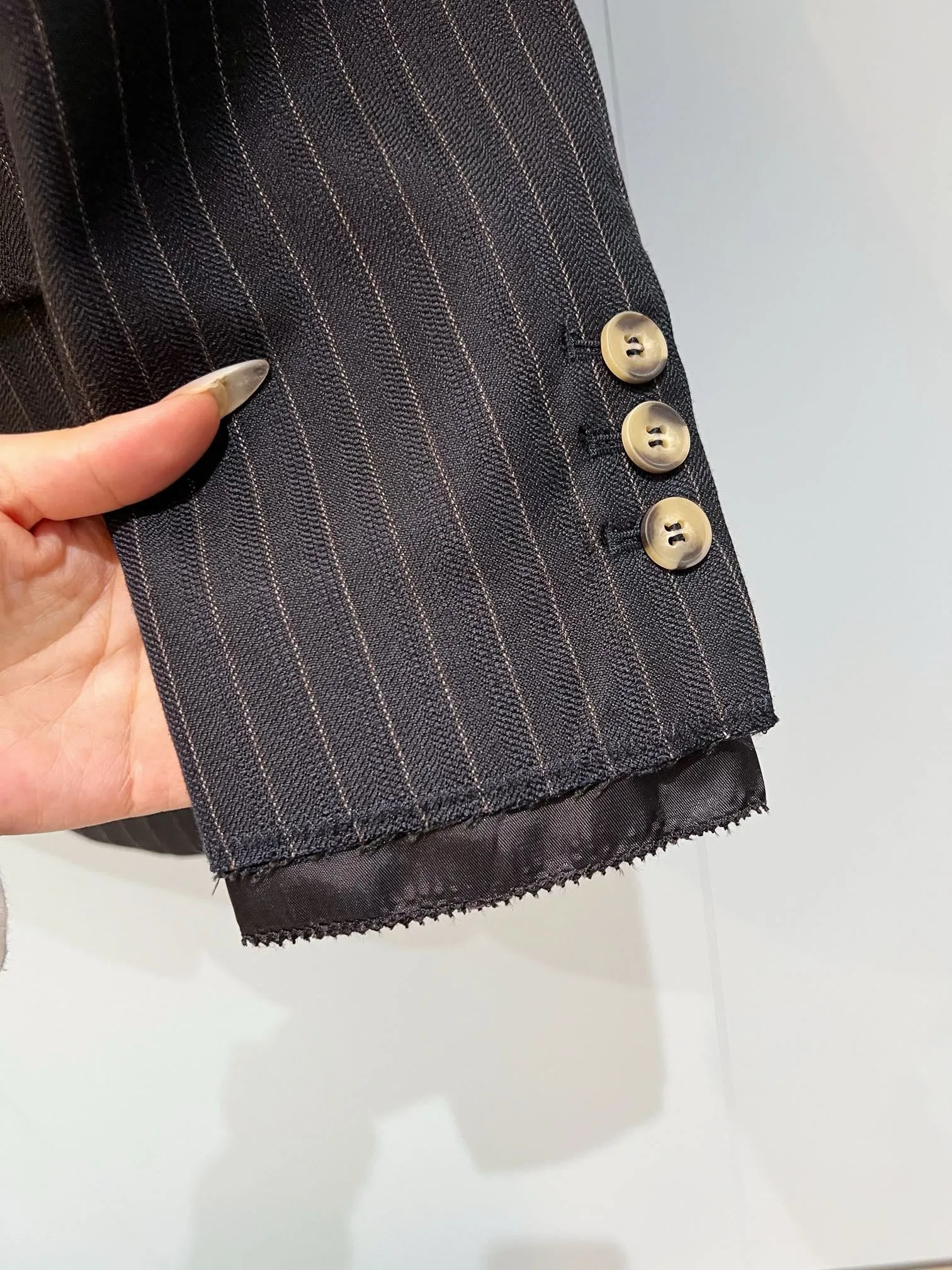 Pinstripe Tailored Blazer