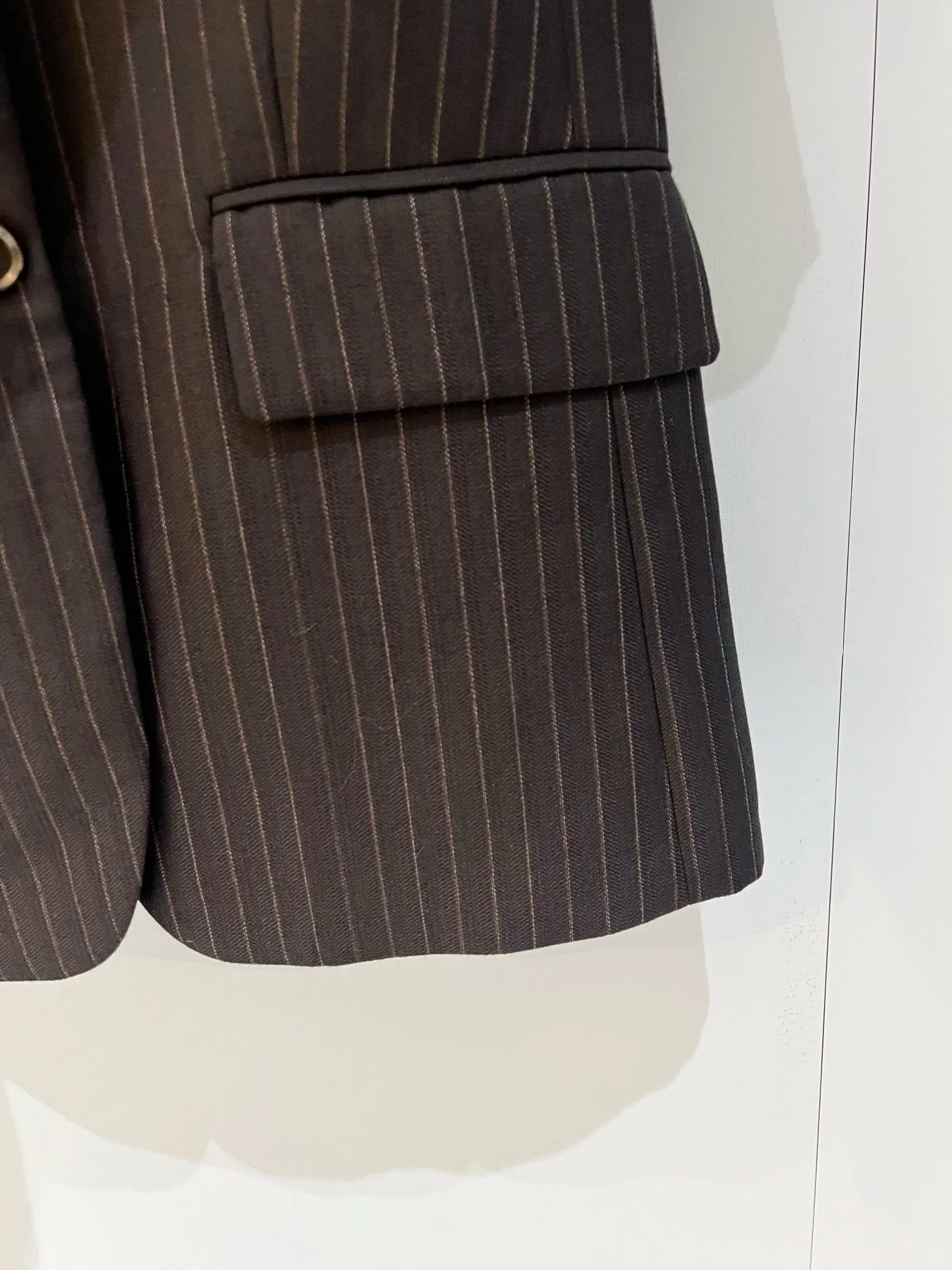 Pinstripe Tailored Blazer
