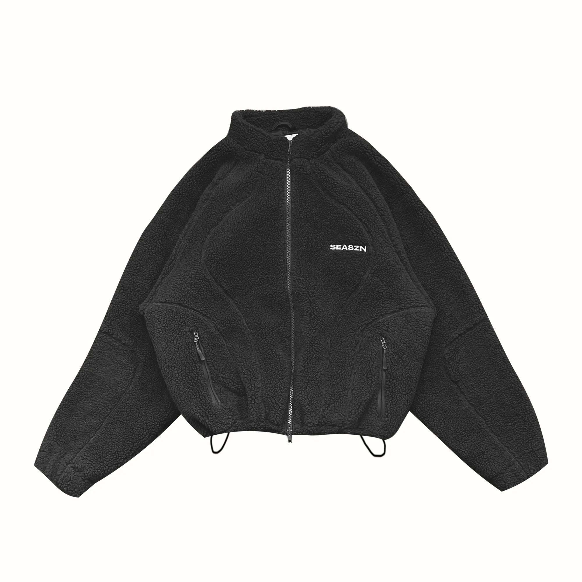 [POLAR] Fleece Jacket Grey