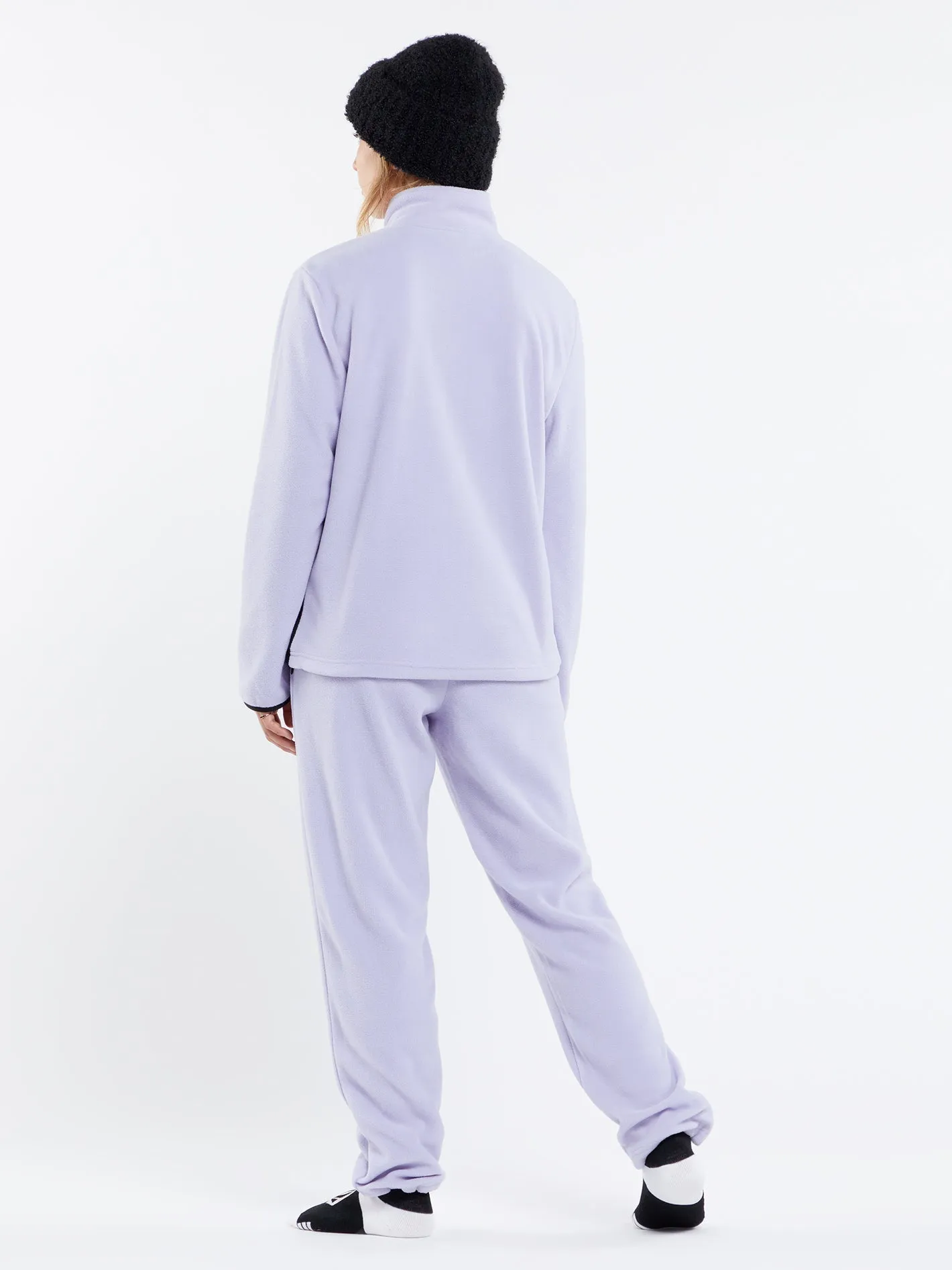 Polar Half-Zipped Sweatshirt - LILAC ASH