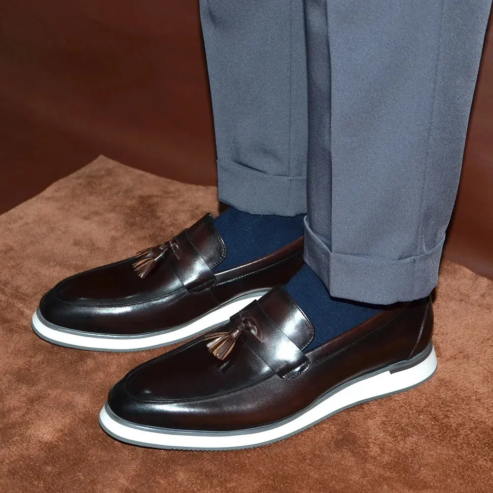 Premium-Lederturnschuhe von LederMeister