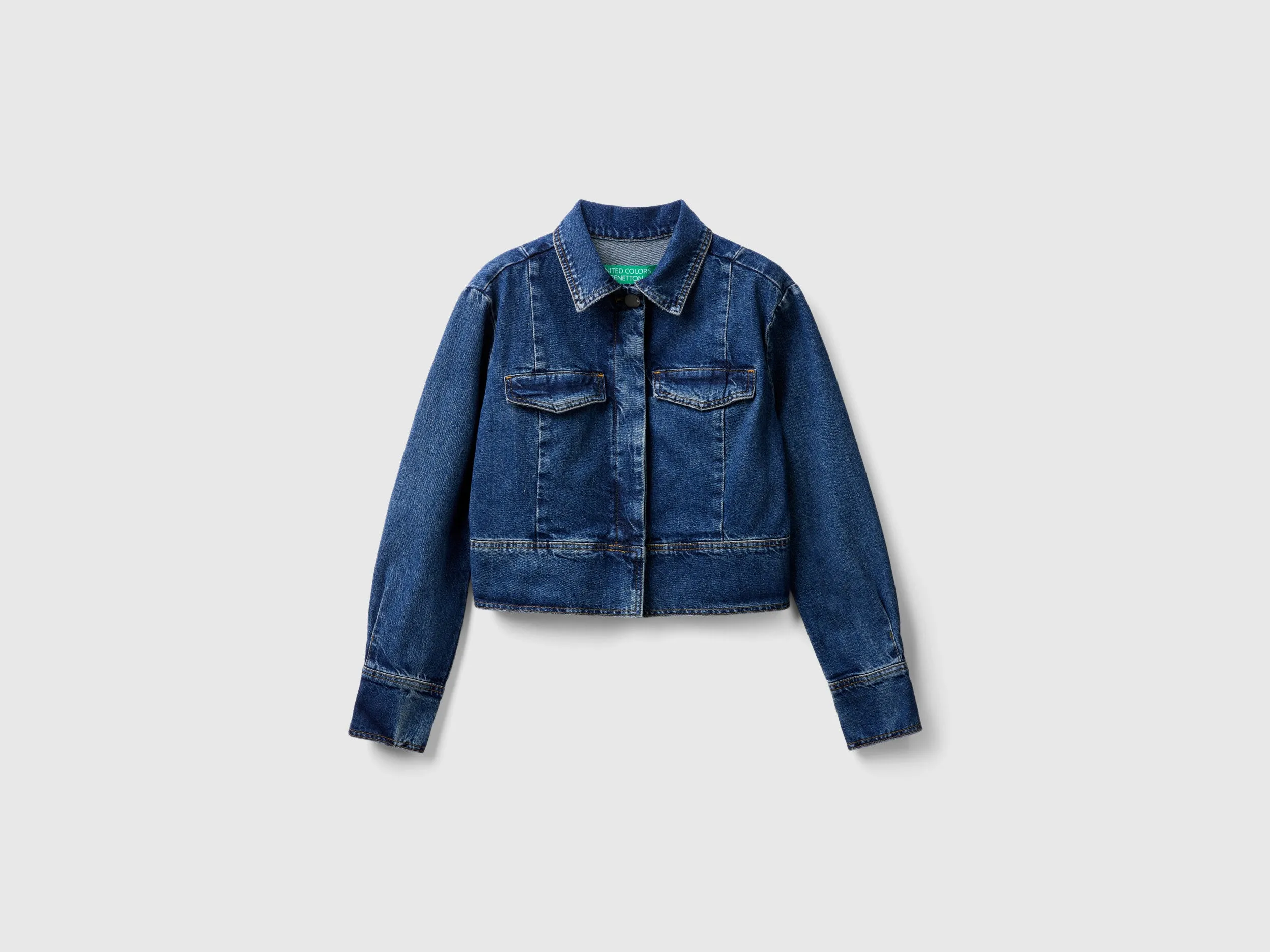 Regular Fit Button Down Denim Jacket