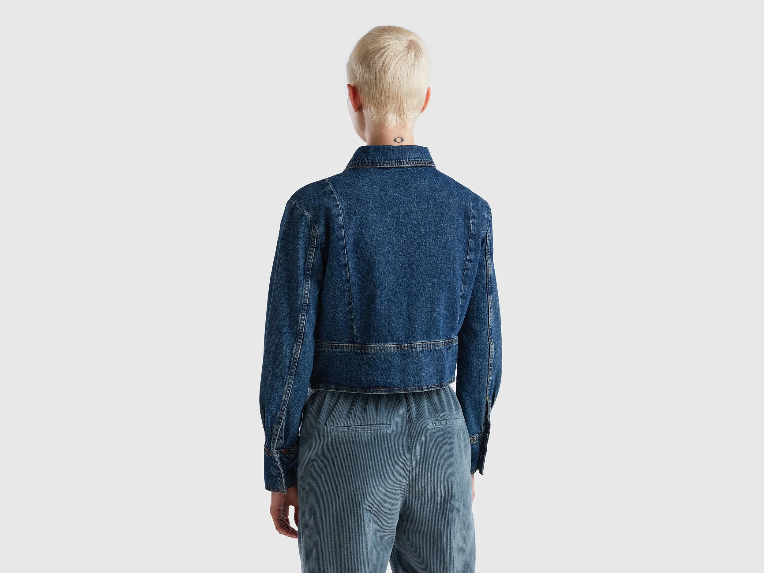 Regular Fit Button Down Denim Jacket