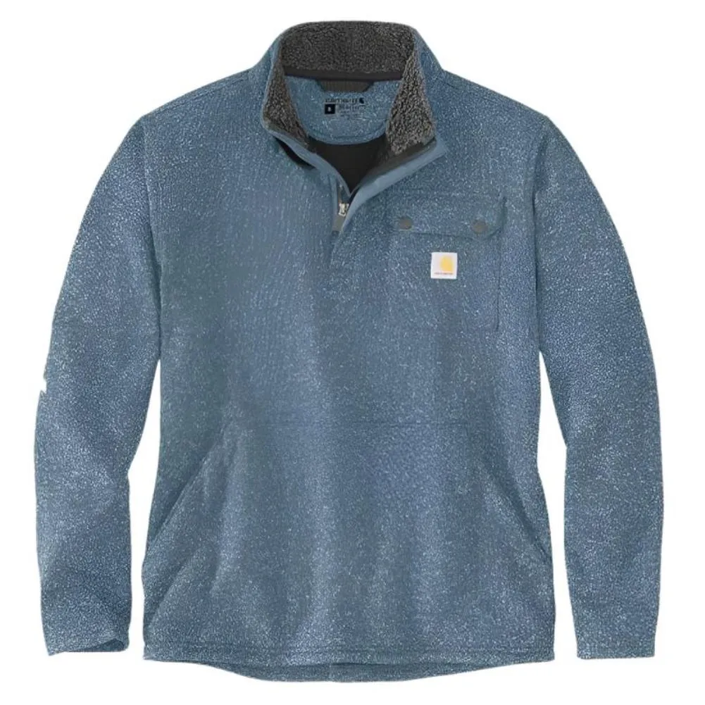 Relaxed Fit Midweight Quarter-Zip Pocket Sweater Fleece - 106378