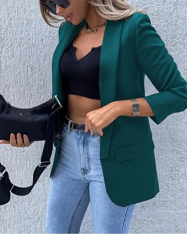 Relaxed office blazer