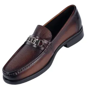 Retro-Leder-Business-Slipper von LuxusSchuh