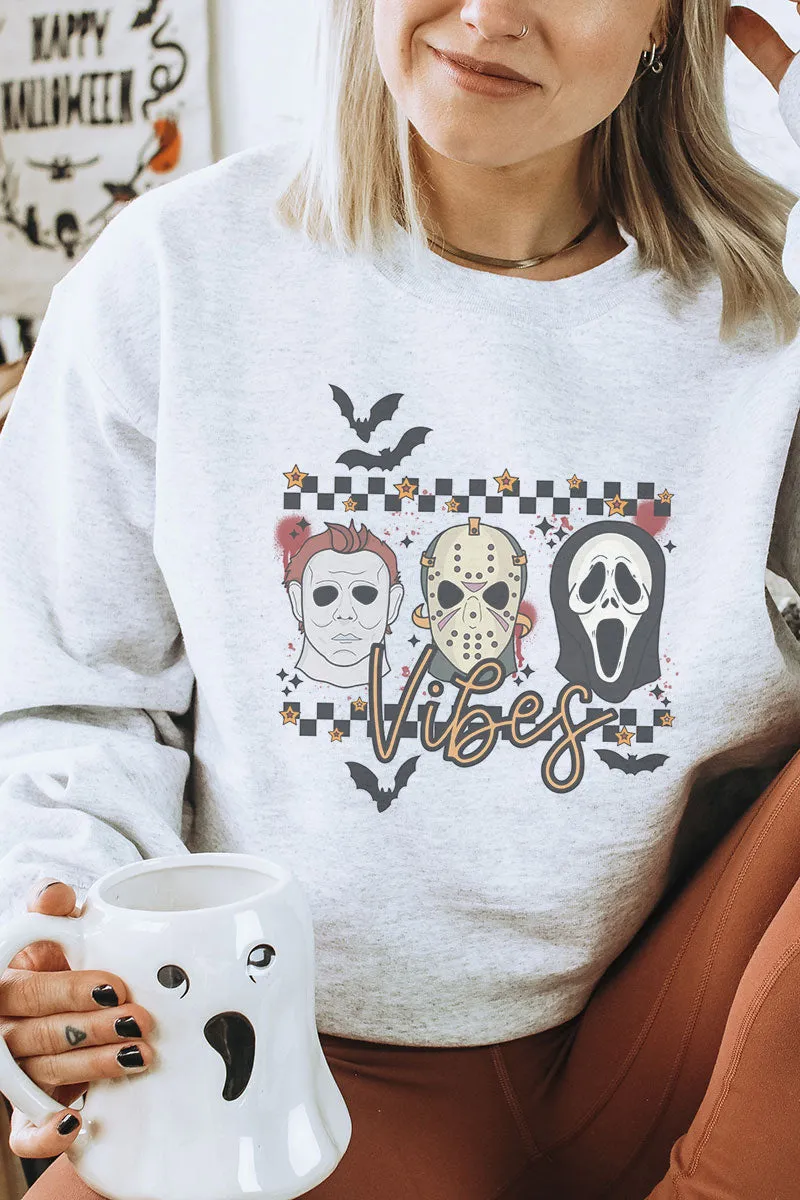 Scary Spooky Vibes Unisex NuBlend Crew Sweatshirt