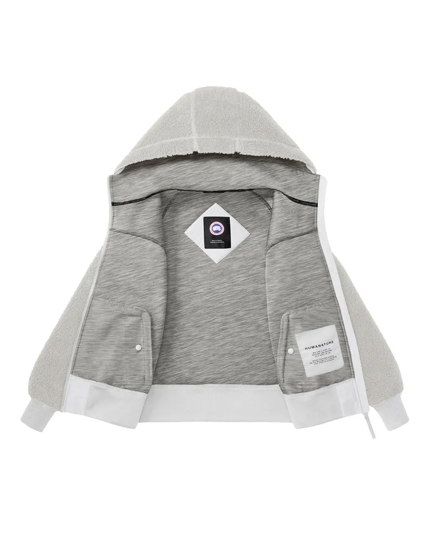Simcoe Fleece Hoody HUMANATURE Womens Mist Grey