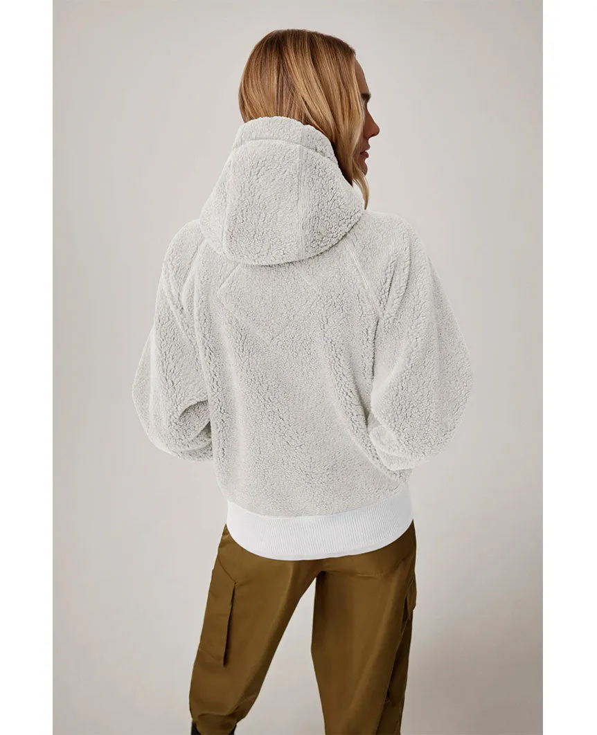 Simcoe Fleece Hoody HUMANATURE Womens Mist Grey