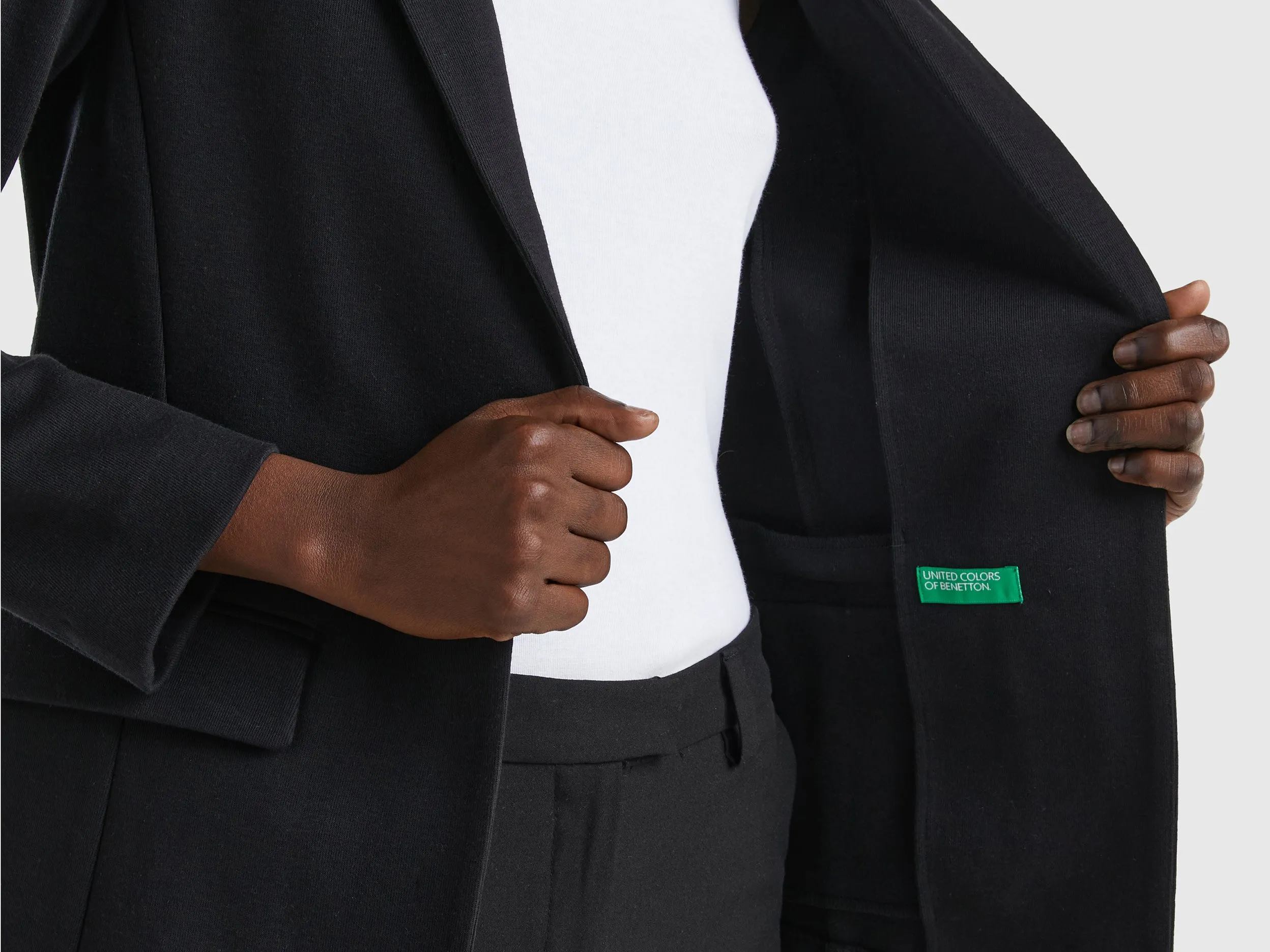 Slim Fit Button Down Solid Blazer