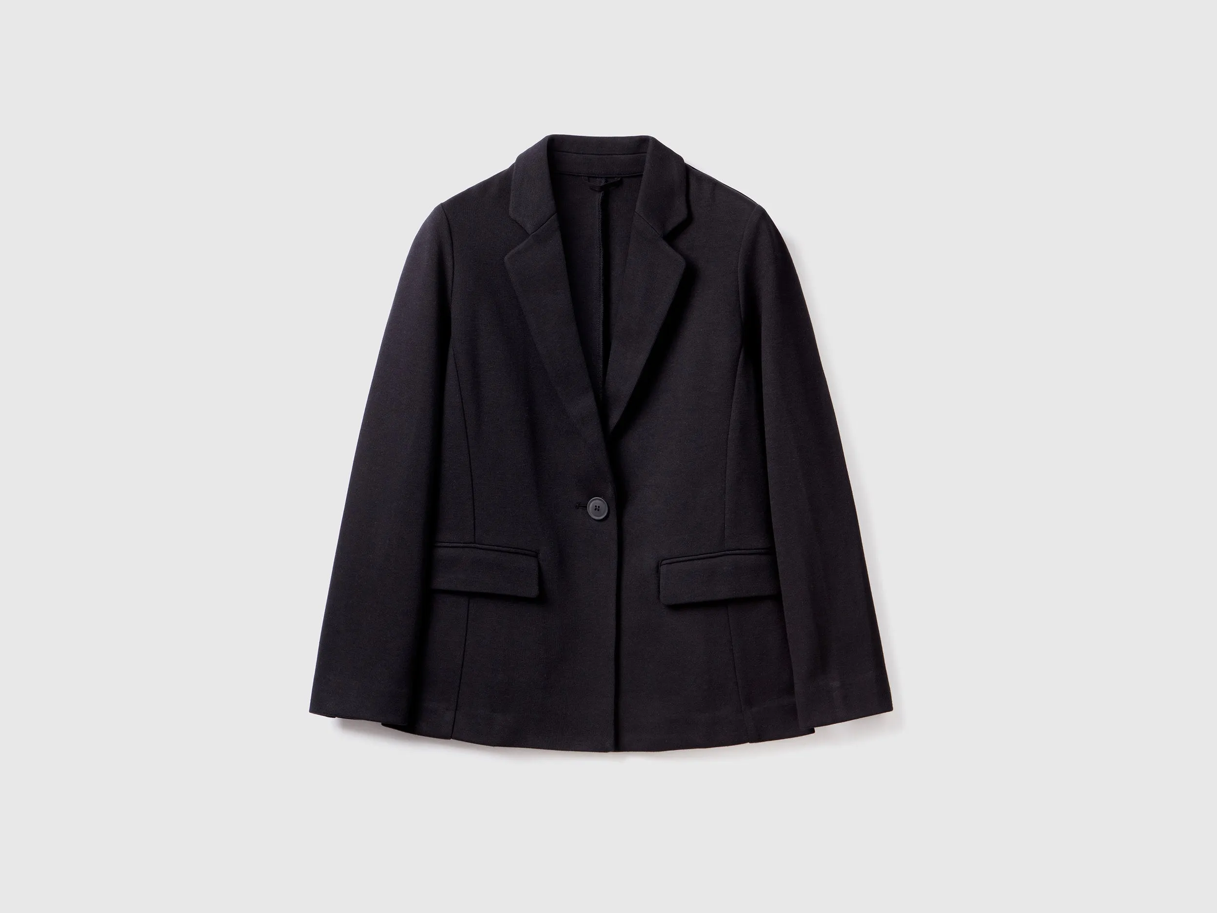 Slim Fit Button Down Solid Blazer