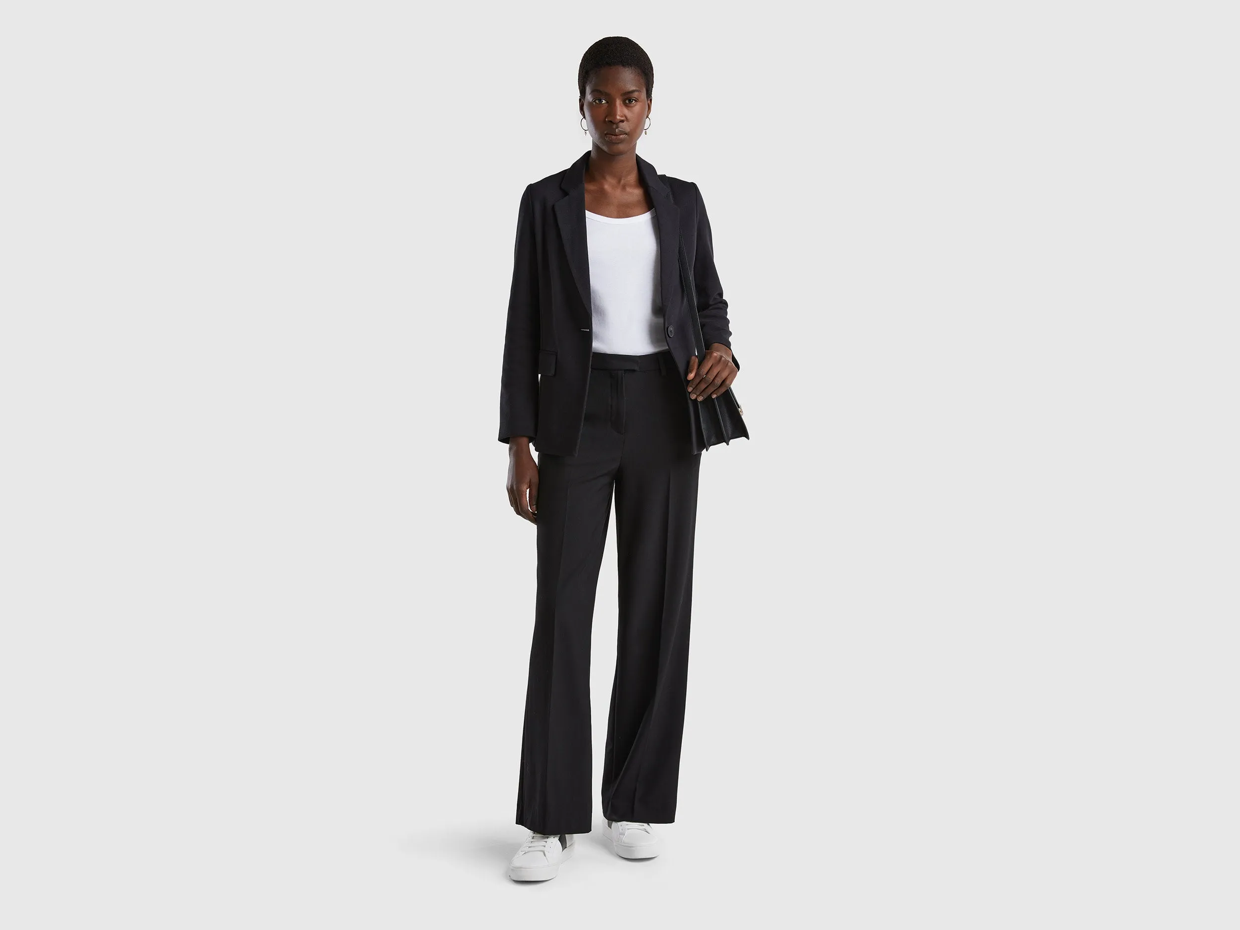 Slim Fit Button Down Solid Blazer