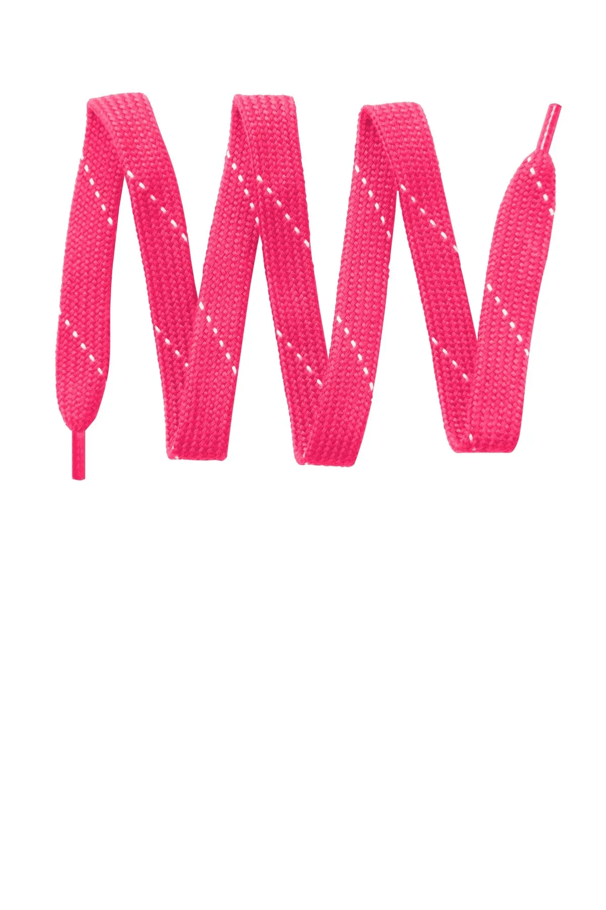 Sport-Tek Laces. LACE Neon Pink/ White
