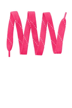Sport-Tek Laces. LACE Neon Pink/ White