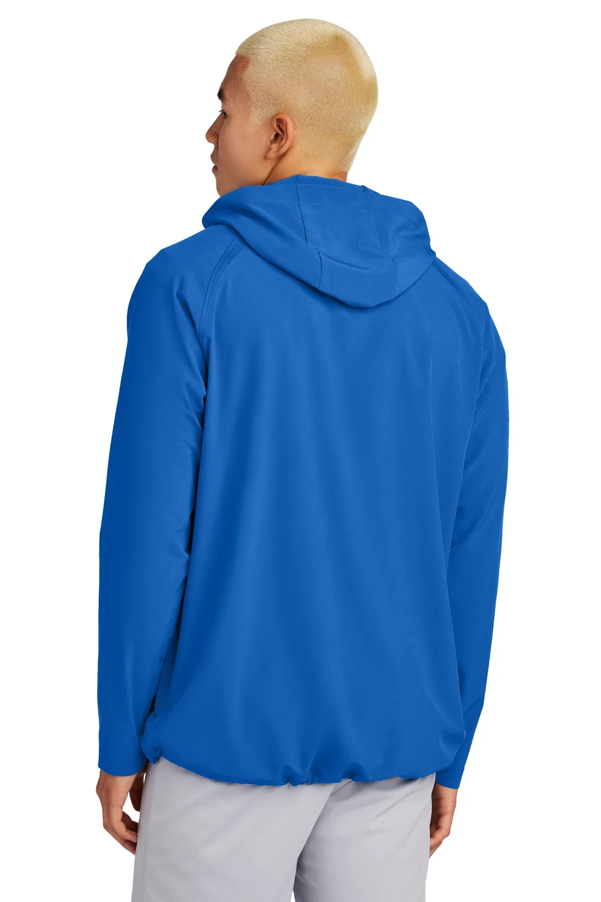 Sport-Tek Repeat 1/2-Zip Long Sleeve Hooded Jacket JST488 True Royal