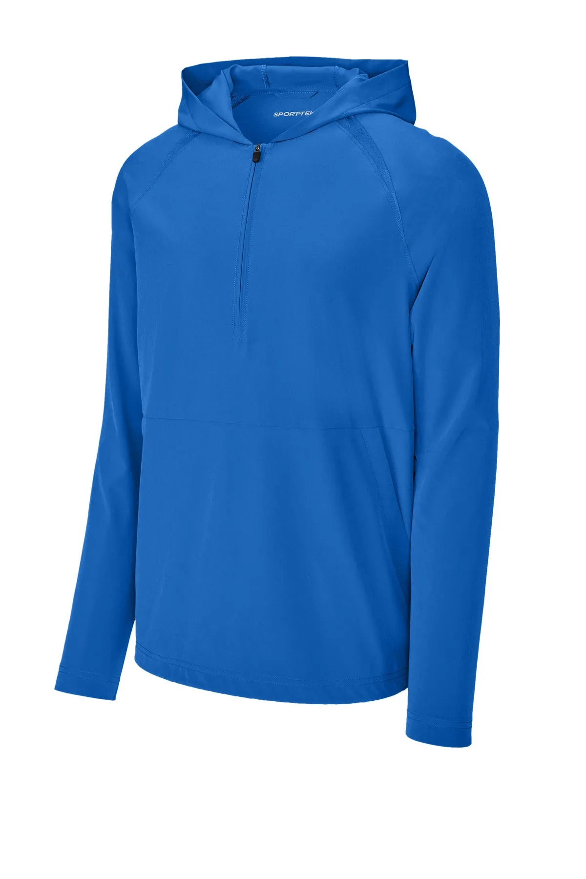 Sport-Tek Repeat 1/2-Zip Long Sleeve Hooded Jacket JST488 True Royal