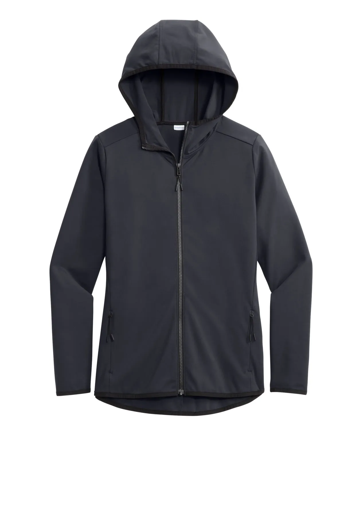Sport-Tek Women's Circuit Hooded Full-Zip LST870 Graphite