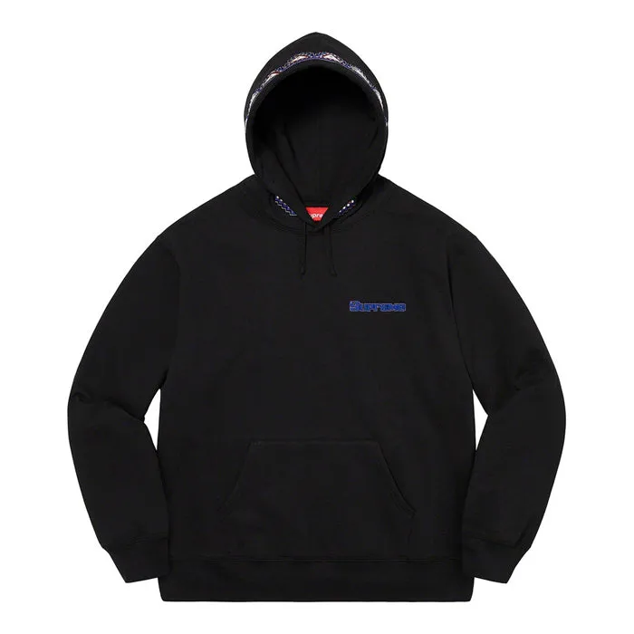 Supreme Pharaoh Studded Hooded Sweatshirt- Black
