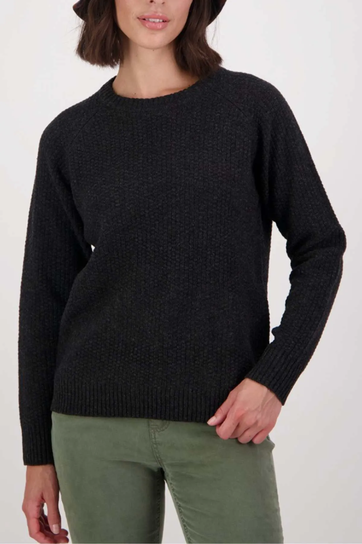 Swanndri Hayes Park Waffle Knit Crew