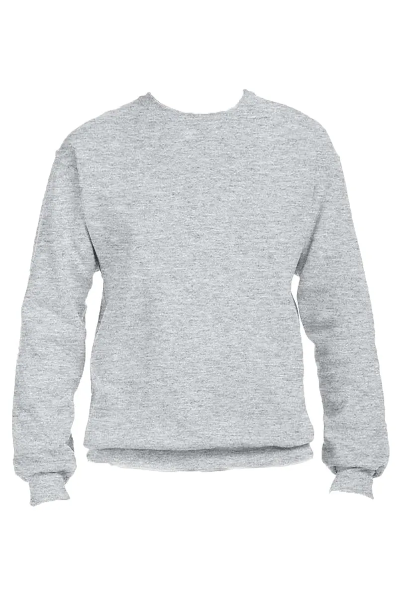 Team Name Football Red & Black Unisex NuBlend Crew Sweatshirt