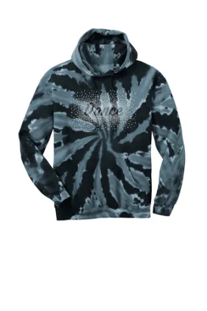 Tie-Dye Pullover Hooded Sweatshirt - Diamond Dance