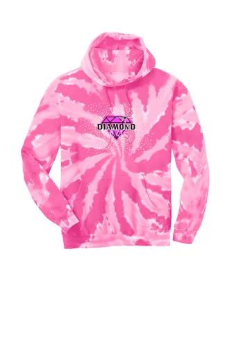 Tie-Dye Pullover Hooded Sweatshirt