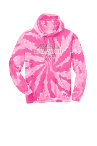 Tie-Dye Pullover Hooded Sweatshirt