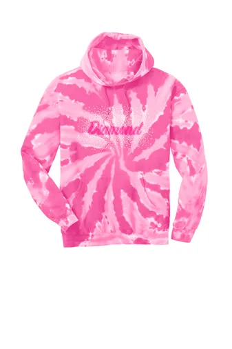 Tie-Dye Pullover Hooded Sweatshirt