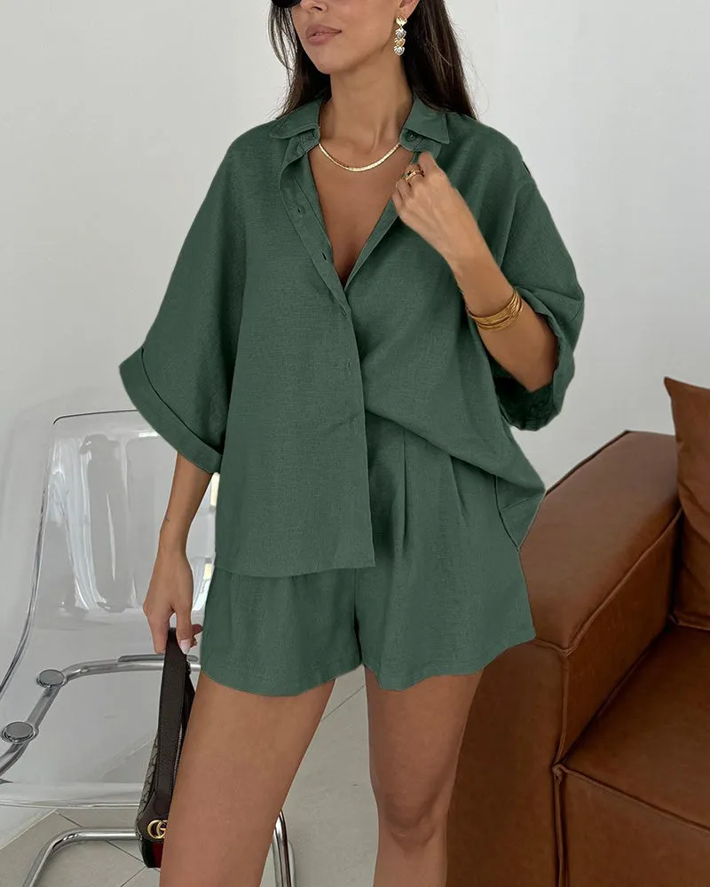 Two-Piece Short Set | Relaxed Fit | Effortless & Chic