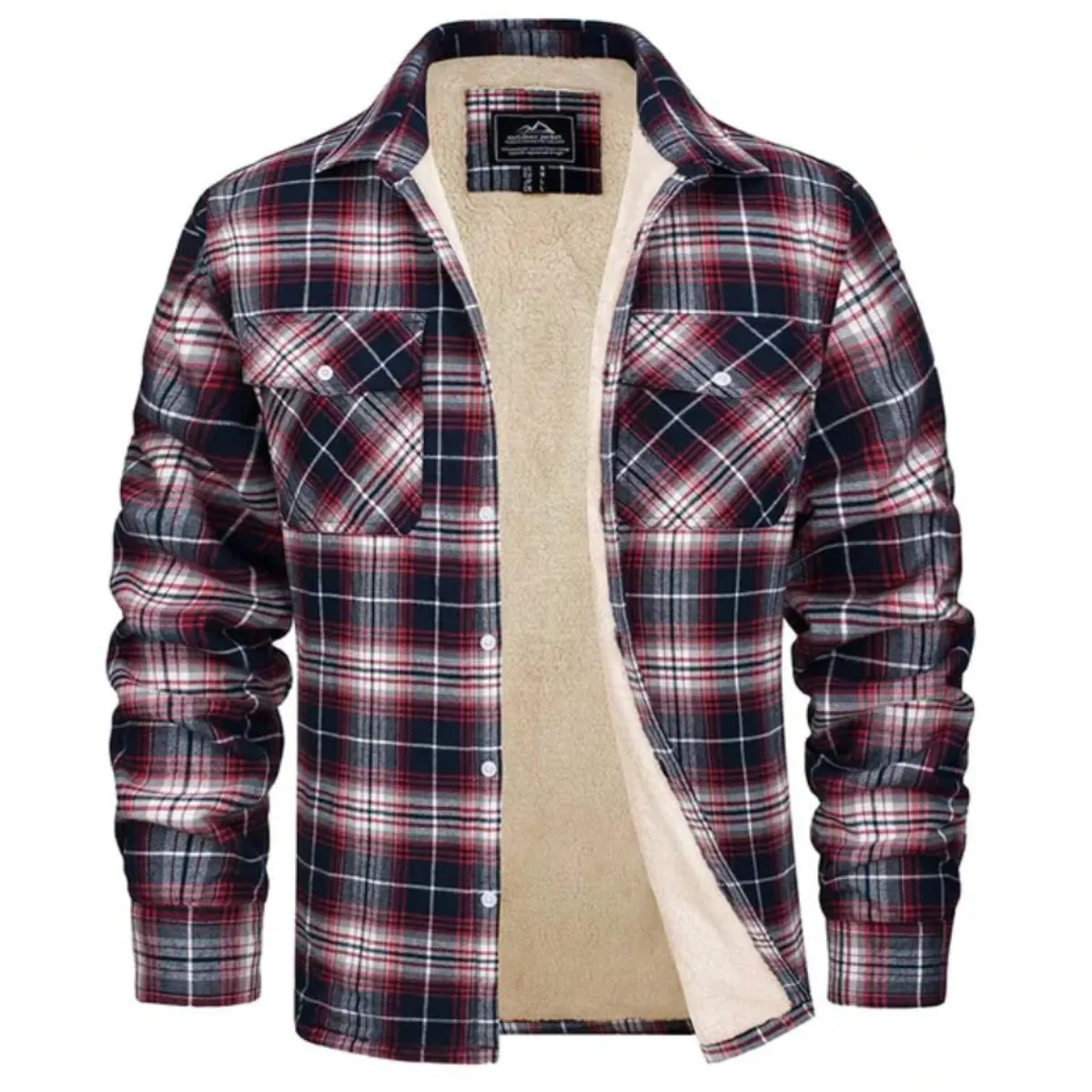 Urban Check: Aksel's Trendige Fleecejacke