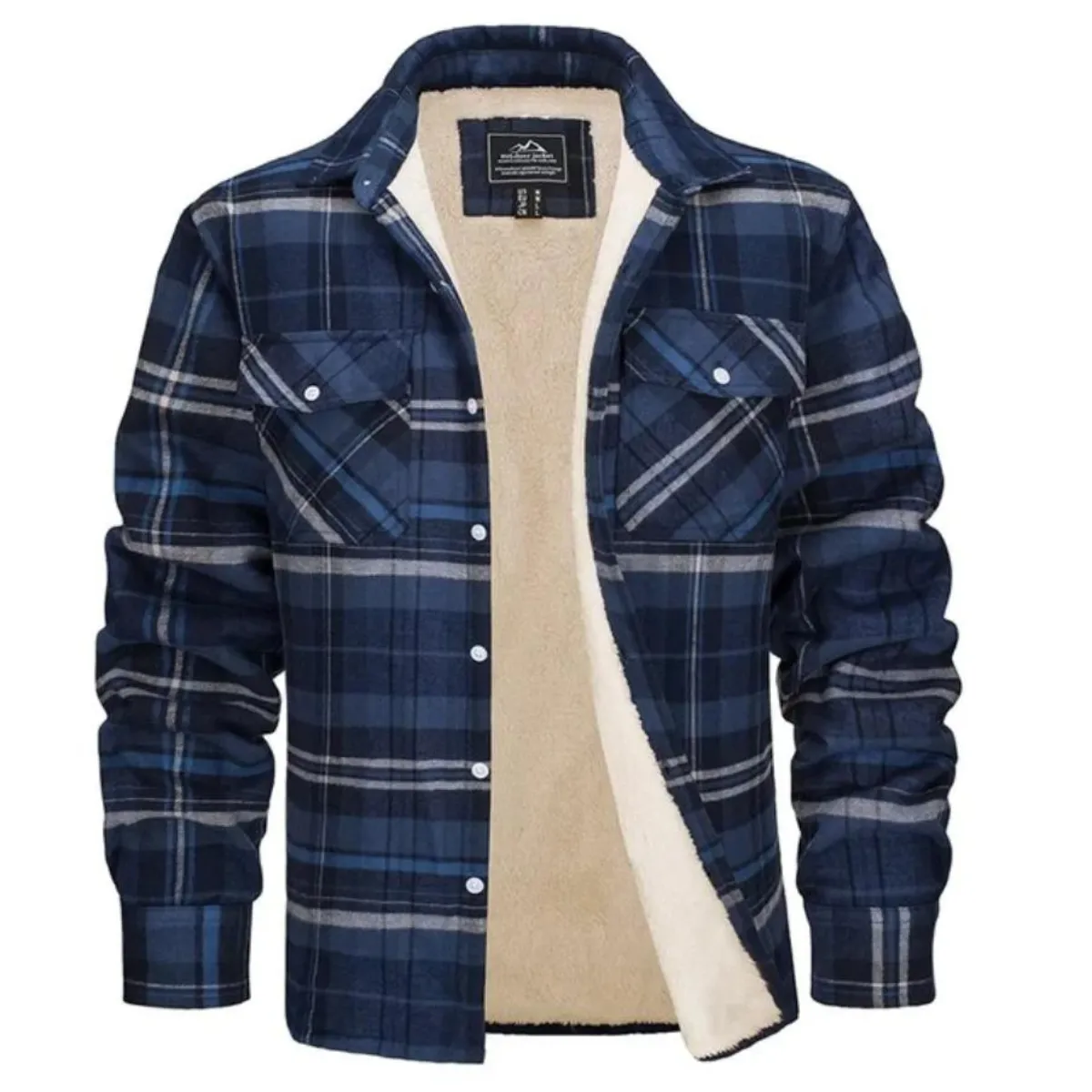 Urban Check: Aksel's Trendige Fleecejacke