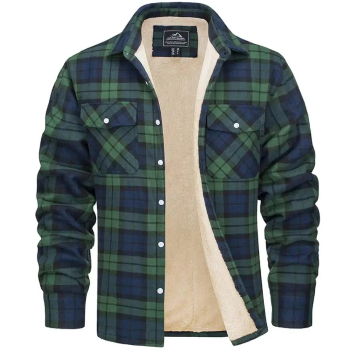 Urban Check: Aksel's Trendige Fleecejacke
