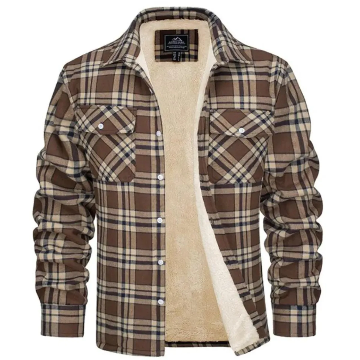 Urban Check: Aksel's Trendige Fleecejacke